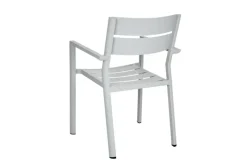 Brafab Stapelstuhl Garten DELIA AL 2er Set light grey