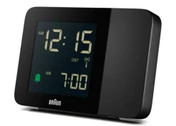 BRAUN Funkwecker 13 cm schwarz