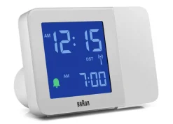 BRAUN Funkwecker 13 cm weiß