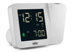 BRAUN Funkwecker 13 cm weiß