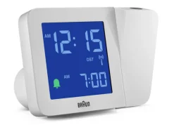 BRAUN Funkwecker 13 cm weiß