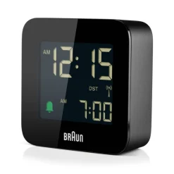 BRAUN Funkwecker flach schwarz