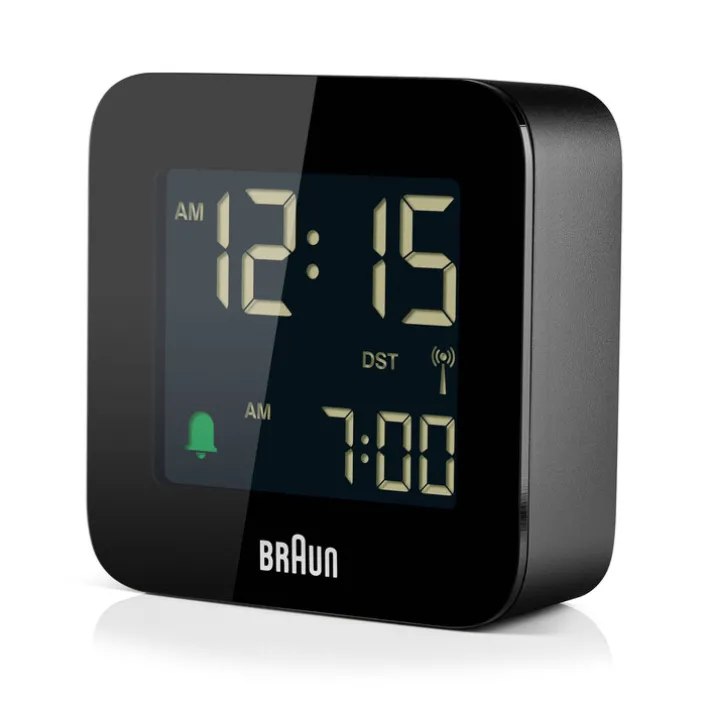 BRAUN Funkwecker flach schwarz