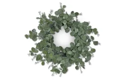 casaNova Weihnachten Deko-Objekt Deko-Eukalyptuskranz 15 cm Grün