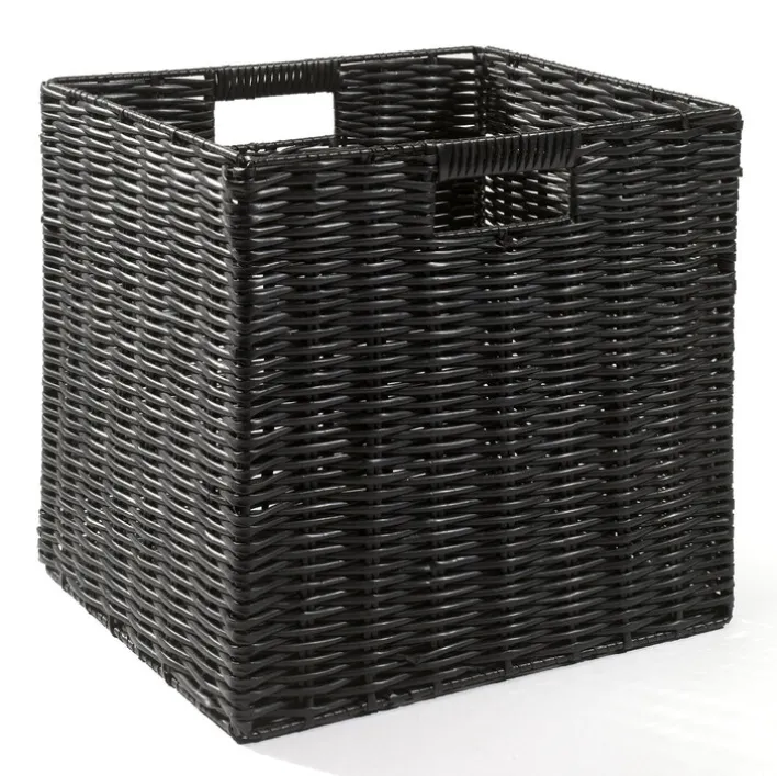 casaNOVA Aufbewahrungskorb faltbar 32 x 28 cm schwarz