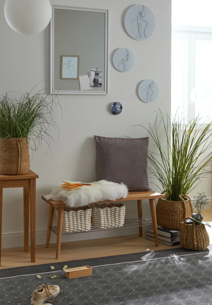 casaNOVA Aufbewahrungskorb COTTON 23 x 16 cm weiß