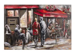 casaNOVA Bild STRASSENSZENE 120 x 80 cm