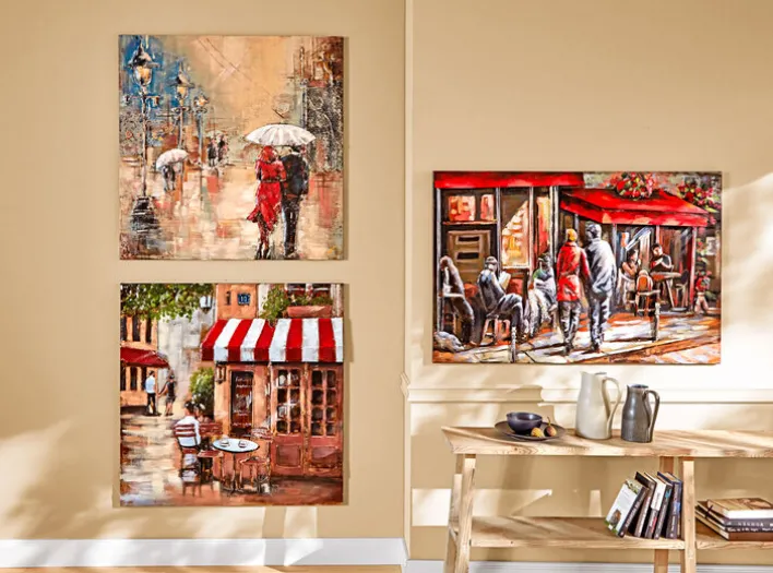 casaNOVA Bild STRASSENSZENE 120 x 80 cm