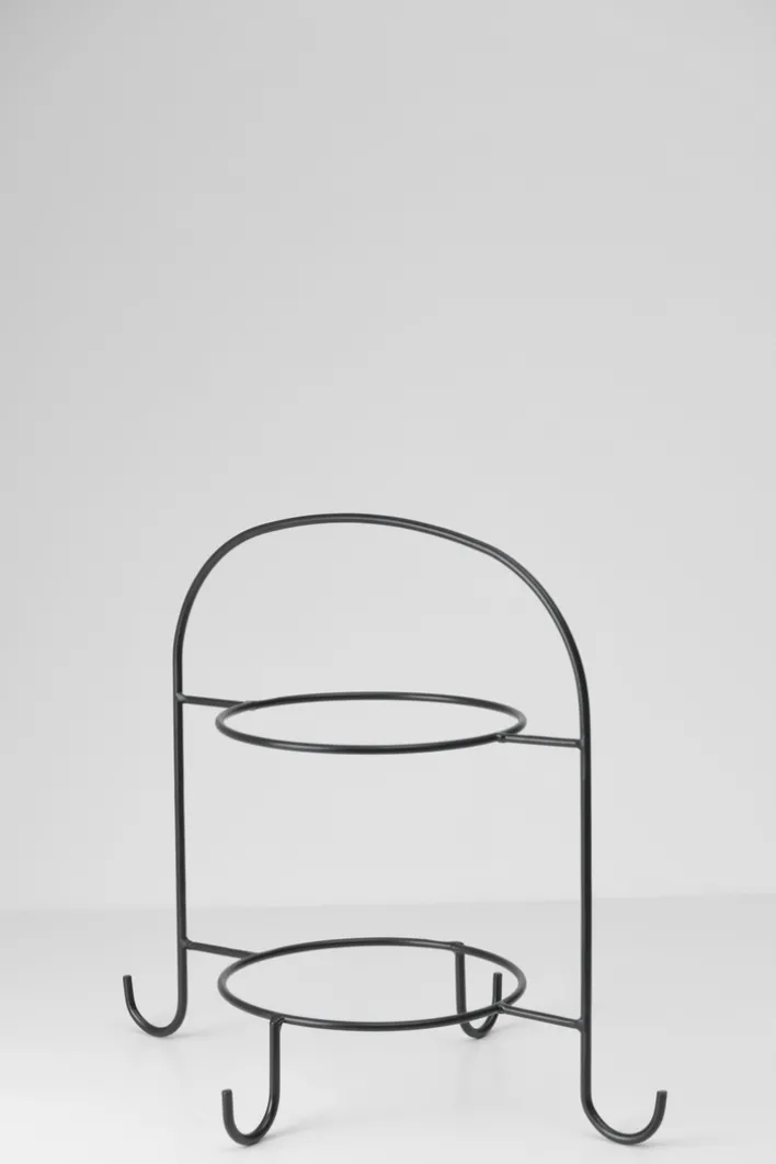 casaNOVA Etagere 34 cm schwarz