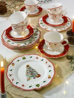 casaNOVA Kaffeeservice WEIHNACHTEN 18-teilig