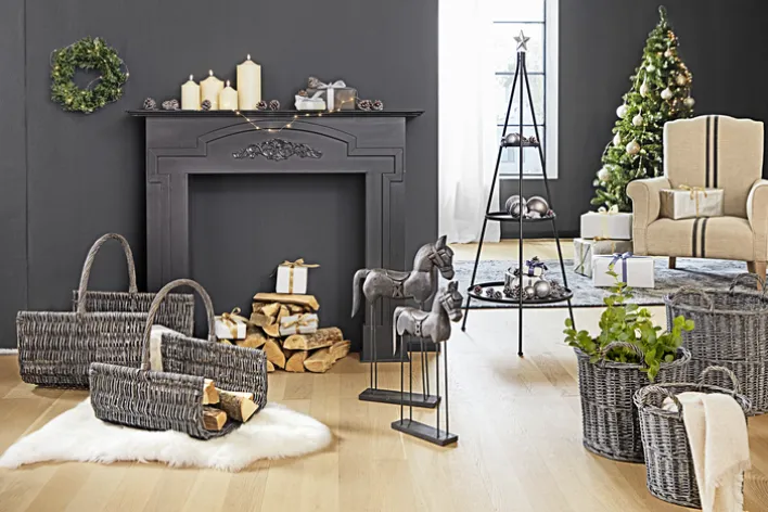 casaNOVA Kaminumrandung MITTERNACHT 122 cm schwarz