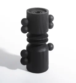 casaNOVA Kerzenhalter 25 cm Schwarz