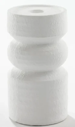 casaNOVA Kerzenständer klein 20 cm weiß