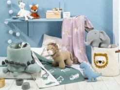 casaNOVA Kinderdecke EINHORN 80 x 100 cm rosa/pink