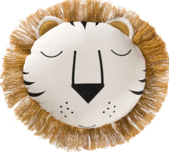 casaNOVA Kinderkissen LÖWE 35 cm rund mehrfarbig