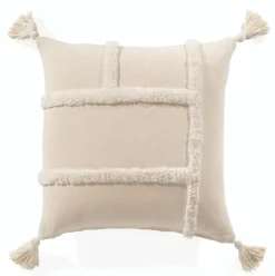 casaNOVA Kissenhülle BOHO 45 x 45 cm beige/natur