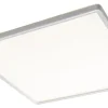 casaNOVA LED Deckenlampe PLAIN 42 x 42 cm weiß