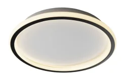 casaNOVA LED Deckenlampe FLOW 40 cm schwarz /weiß