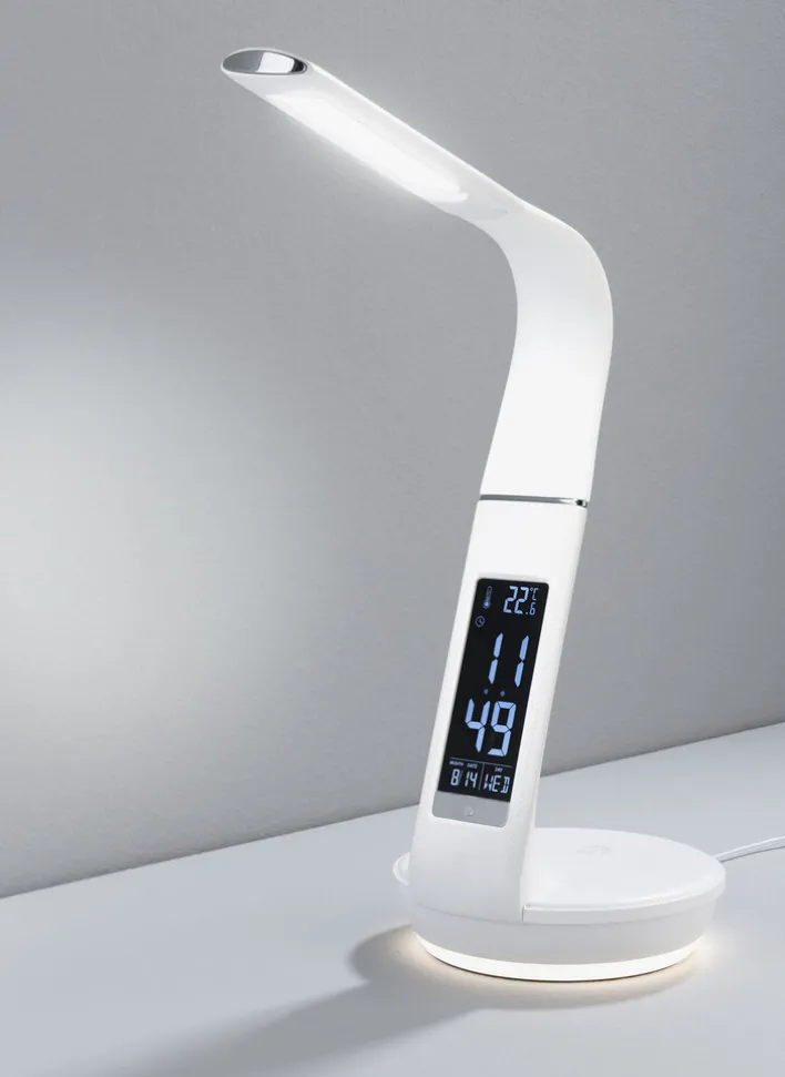 casaNOVA LED Schreibtischleuchte SWING P. II weiß