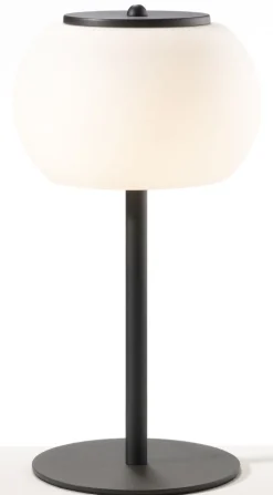 casaNOVA LED Tischlampe HILDA 33 cm schwarz