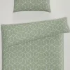 casaNOVA Renforcé-Bettwäsche GABY 135 x 200 cm grün