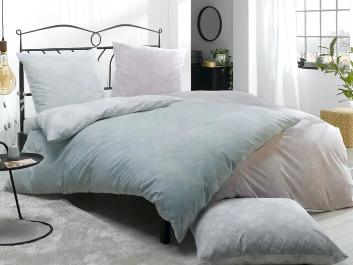 casaNOVA Renforcé-Bettwäsche KIM 135 x 200 cm grau