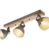 casaNOVA Retrofit Deckenlampe TIMBER 3 Spots