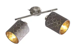 casaNOVA Retrofit Deckenlampe CHARMING 2 Spots cappuccino
