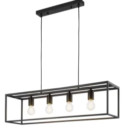 casaNOVA Retrofit Hängelampe HAMPER 4-flg