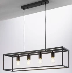 casaNOVA Retrofit Hängelampe HAMPER 4-flg