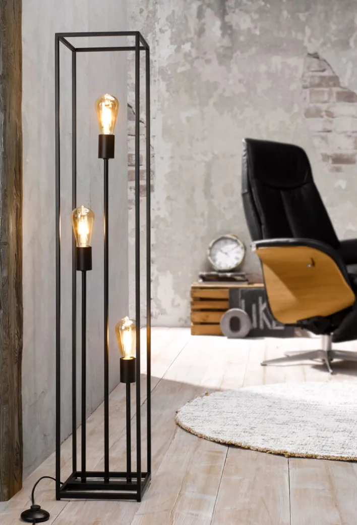 casaNOVA Retrofit Stehlampe HAMPER 3-flg