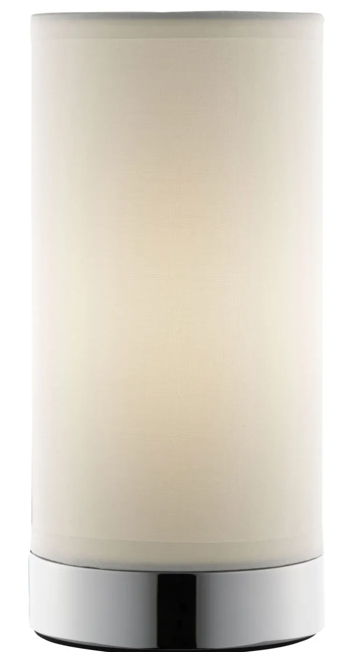 casaNOVA Retrofit Tischlampe RONNY 21 cm weiß