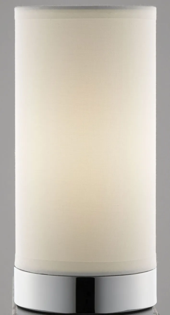 casaNOVA Retrofit Tischlampe RONNY 21 cm weiß