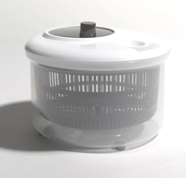 casaNOVA Salatschleuder 22,5 cm Kunststoff grau