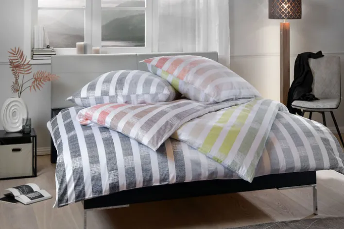 casaNova Satin-Bettwäsche HELEN 135 x 200 cm multi