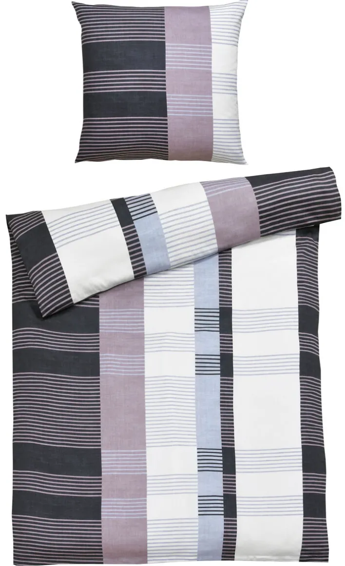 casaNOVA Satin-Bettwäsche SOFIA 135 x 200 cm mehrfarbig