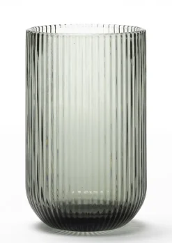 casaNOVA Trinkglas RIFFLE 465 ml grau