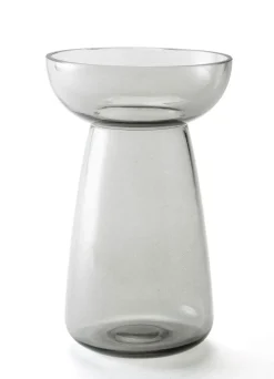 casaNOVA Vase 17 cm grau