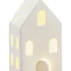 casaNOVA Weihnachten LED Lichtobjekt Haus 18 cm