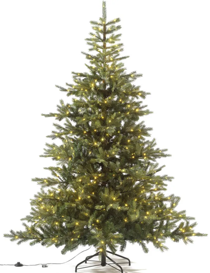casaNOVA Weihnachten Tannenbaum mit LED Beleuchtung GRANDIS 210 cm