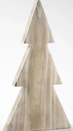 casaNOVA Weihnachtsdeko Tannenbaum NORDISCHER WINTER 40 cm grau