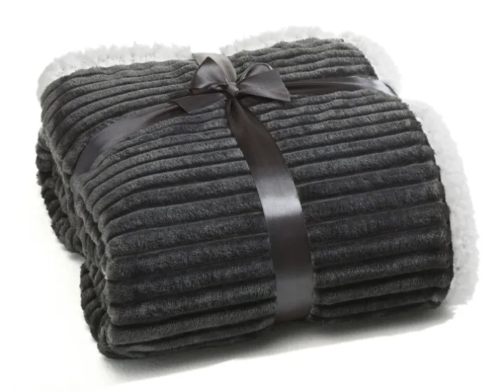 casaNOVA Wendedecke SAMU 140 x 180 cm anthrazit