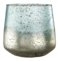 casaNOVA Windlicht 15 cm blau