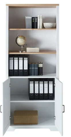 CASAVANTI Aktenschrank JASMIN 86 x 204 cm Pinie hell/ Artisan Eiche