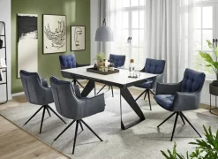 CASAVANTI Armlehnstuhl DELFT Sic Diva Blau