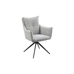CASAVANTI Armlehnstuhl MARLENE grau/schwarz