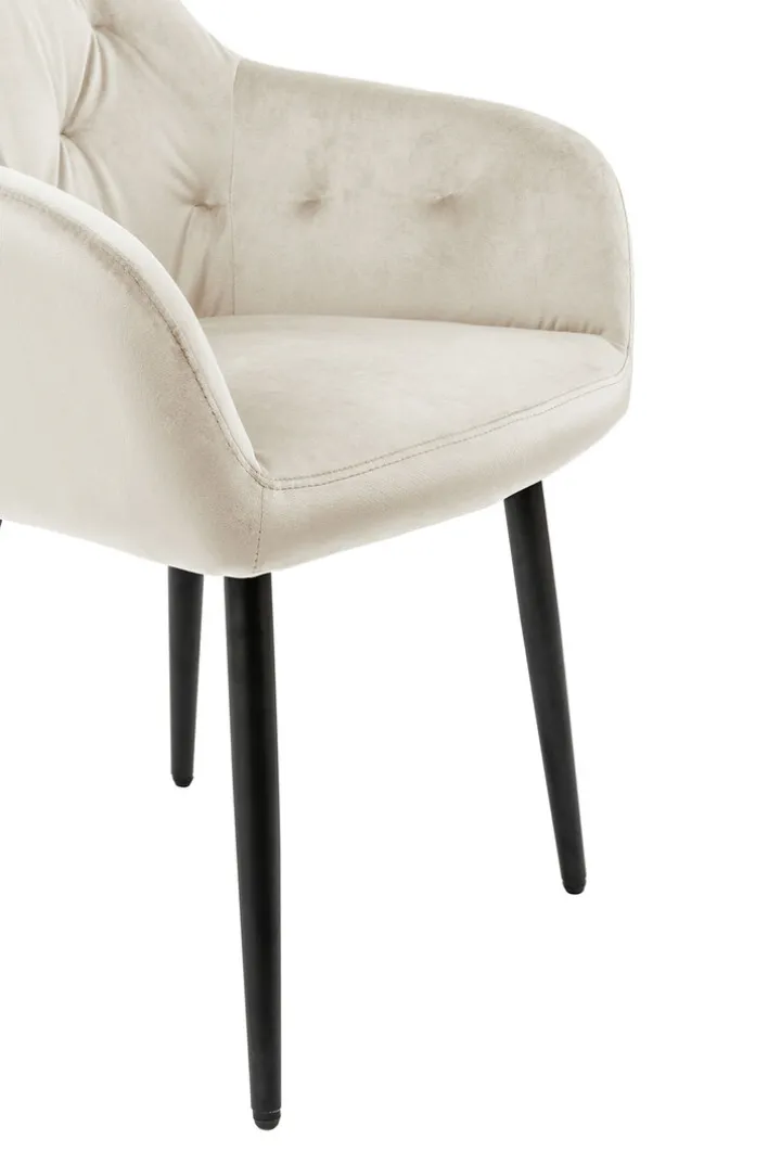 CASAVANTI Armlehnstuhl Samt creme