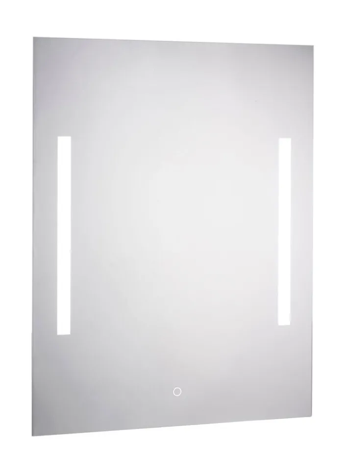 CASAVANTI Badspiegel beleuchtet mit LED 60 x 80 x 2,5 cm Spiegelglas