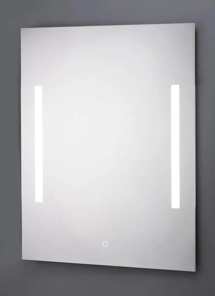 CASAVANTI Badspiegel beleuchtet mit LED 60 x 80 x 2,5 cm Spiegelglas