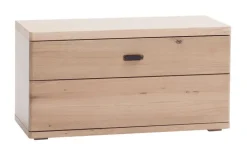 CASAVANTI Bank MADRID 90 x 47 cm Balkeneiche Bianco massiv